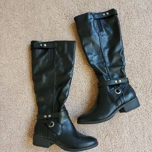 Solanz Faux Leather Boots